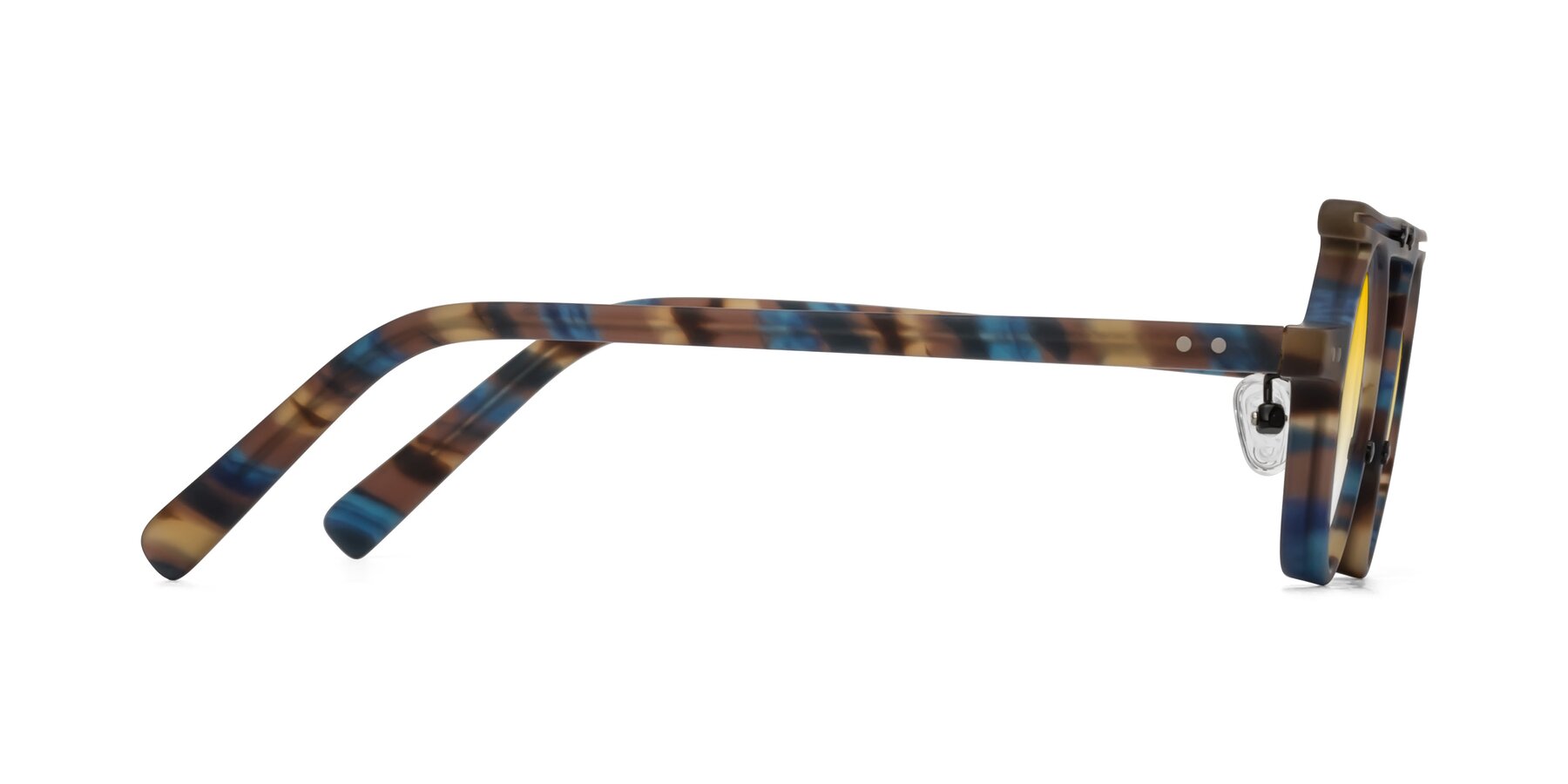 Side of Deer in Nightfall Tortoise with Yellow Gradient Lenses