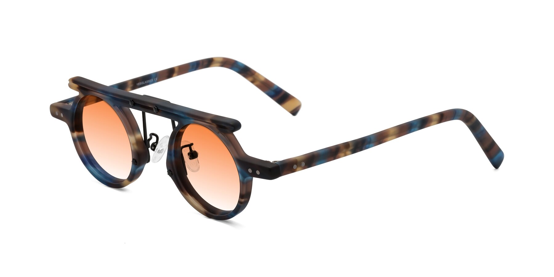 Angle of Deer in Nightfall Tortoise with Orange Gradient Lenses