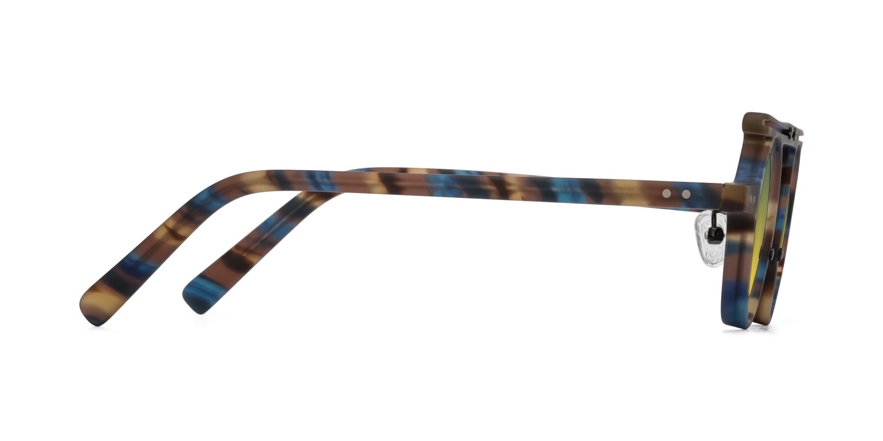 Side of Deer in Nightfall Tortoise with Green / Yellow Gradient Lenses