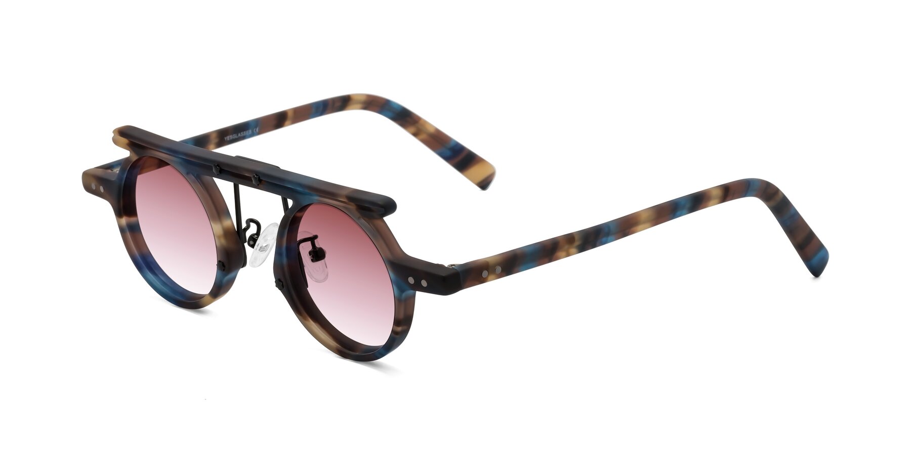 Angle of Deer in Nightfall Tortoise with Garnet Gradient Lenses