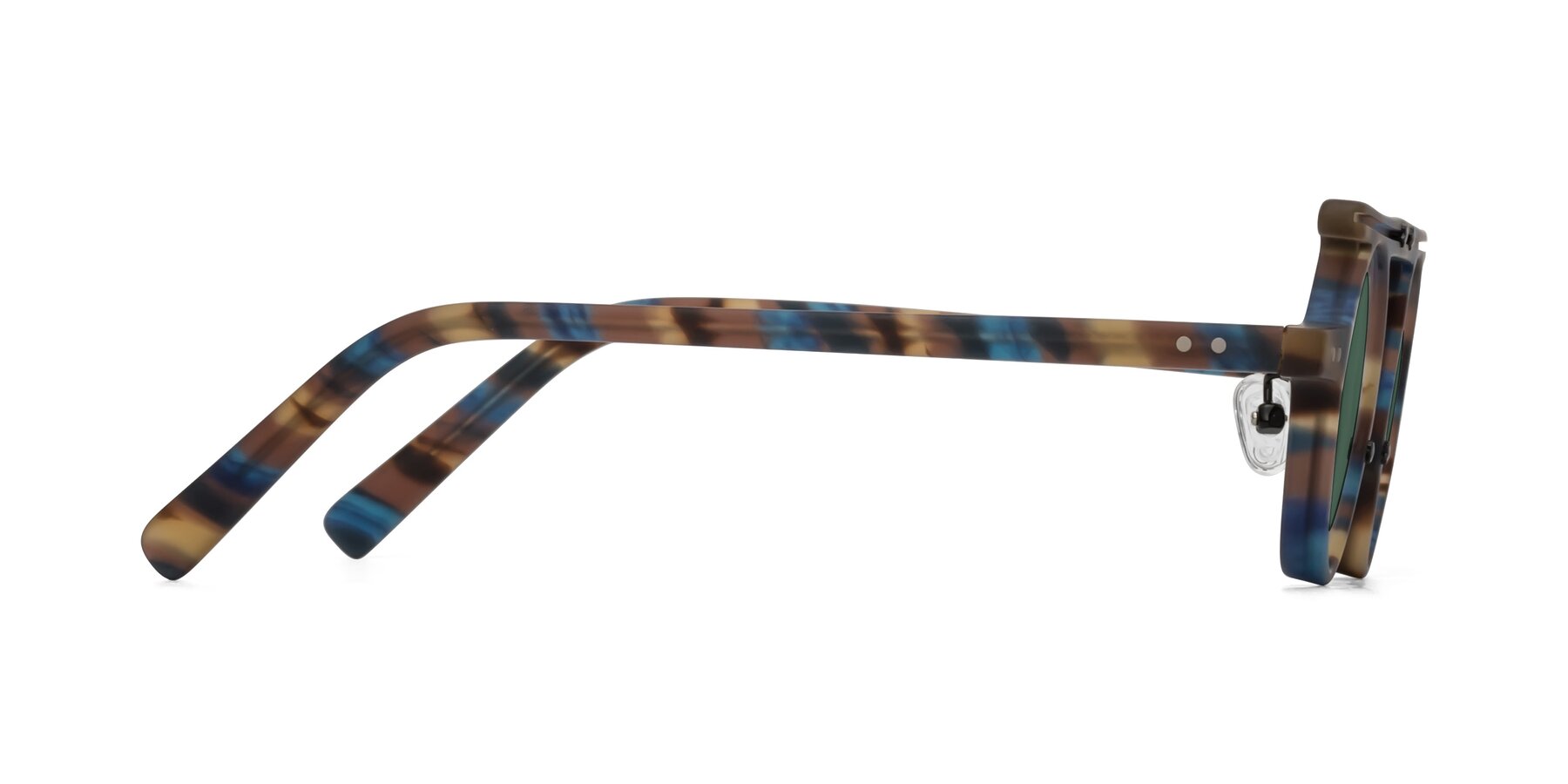 Side of Deer in Nightfall Tortoise with Green Polarized Lenses