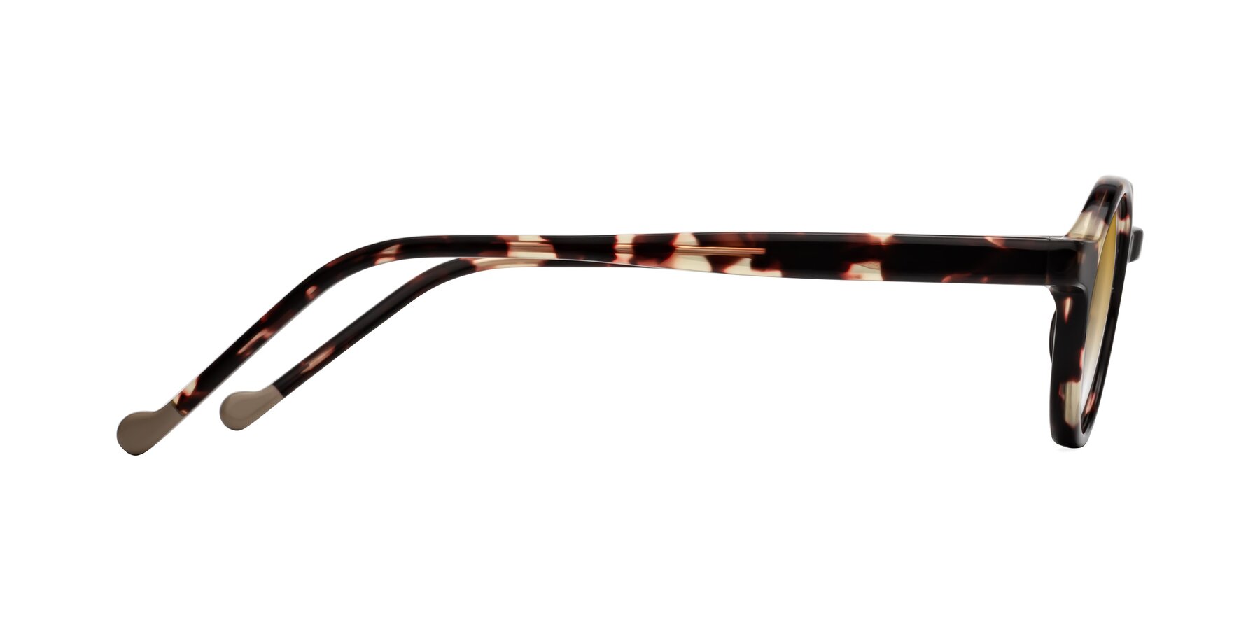 Side of Flag in Tortoise with Champagne Gradient Lenses