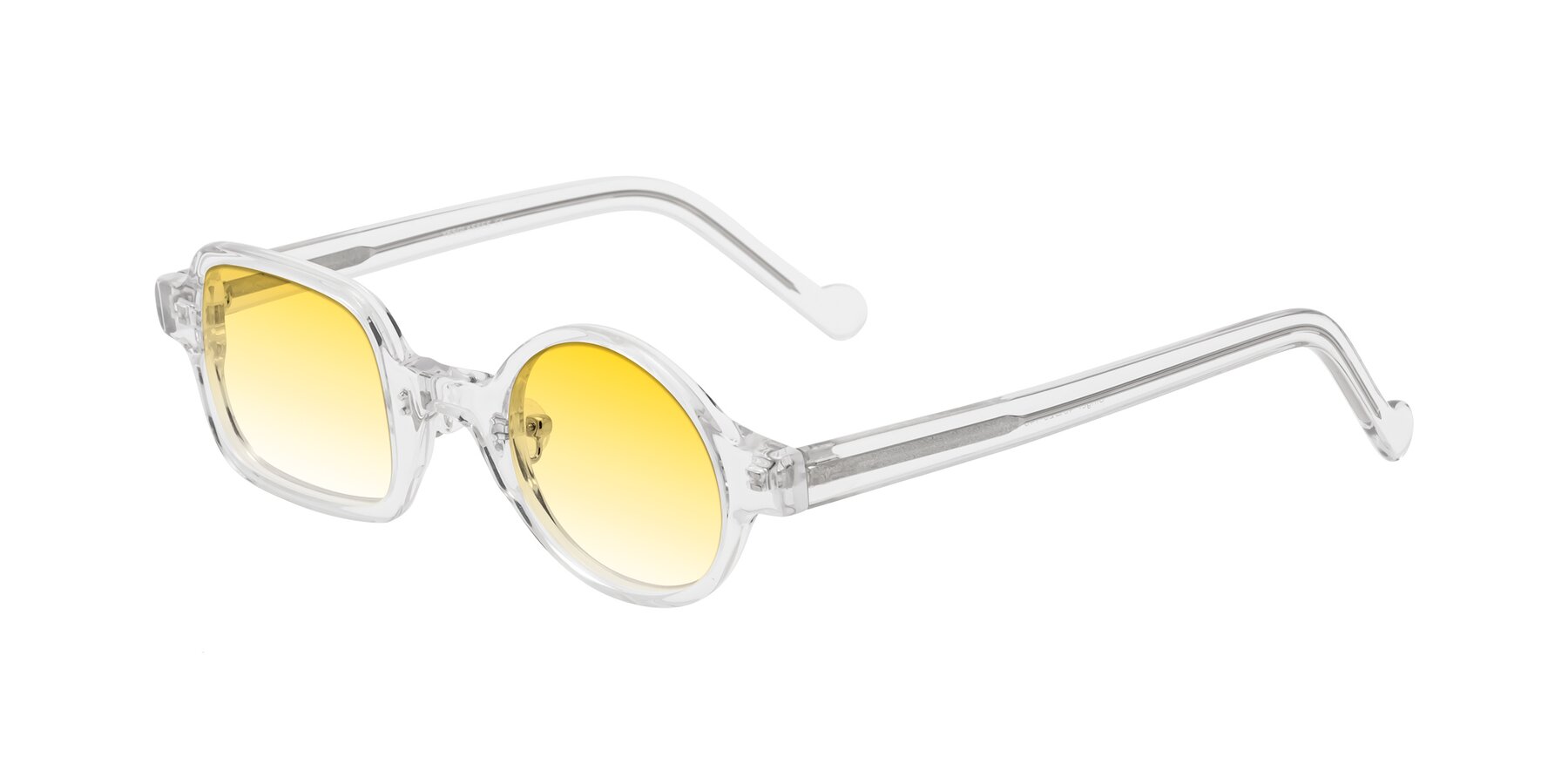 Angle of Singer in Clear with Yellow Gradient Lenses