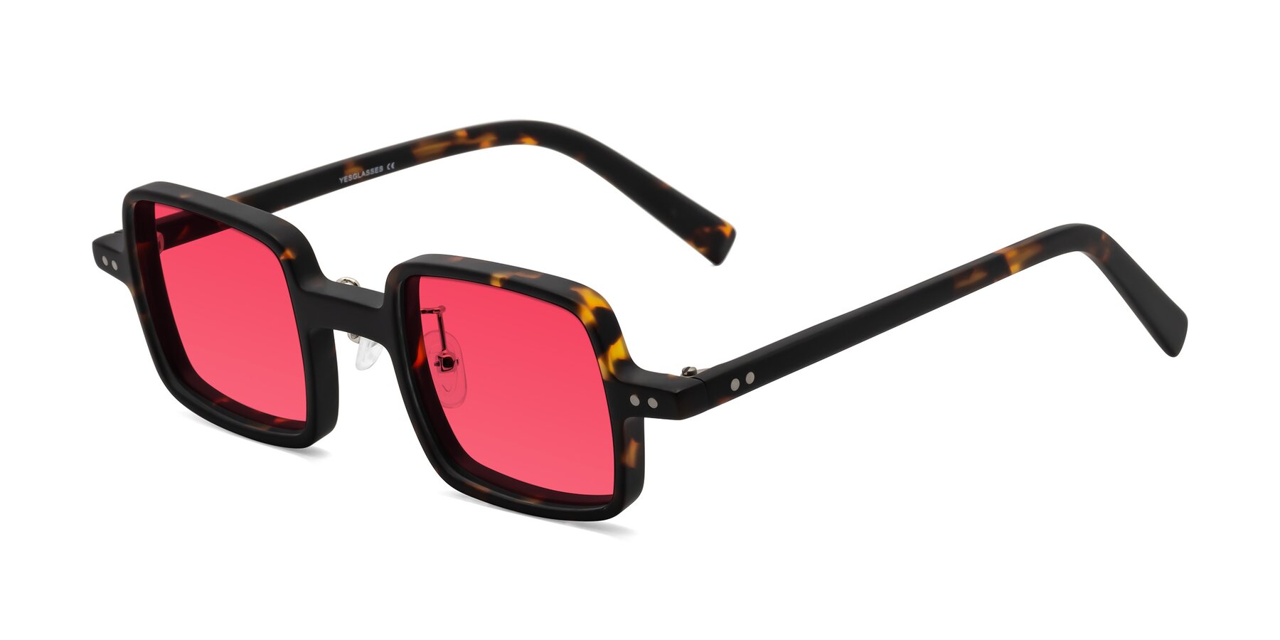 Angle of Nebula in Matte Tortoise with Red Tinted Lenses