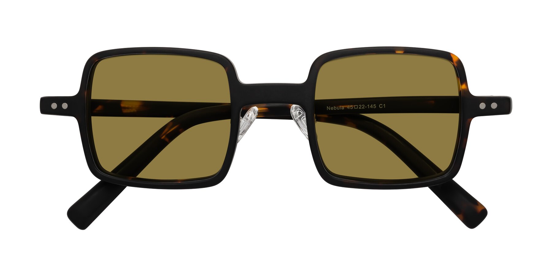 Folded Front of Nebula in Matte Tortoise with Brown Polarized Lenses