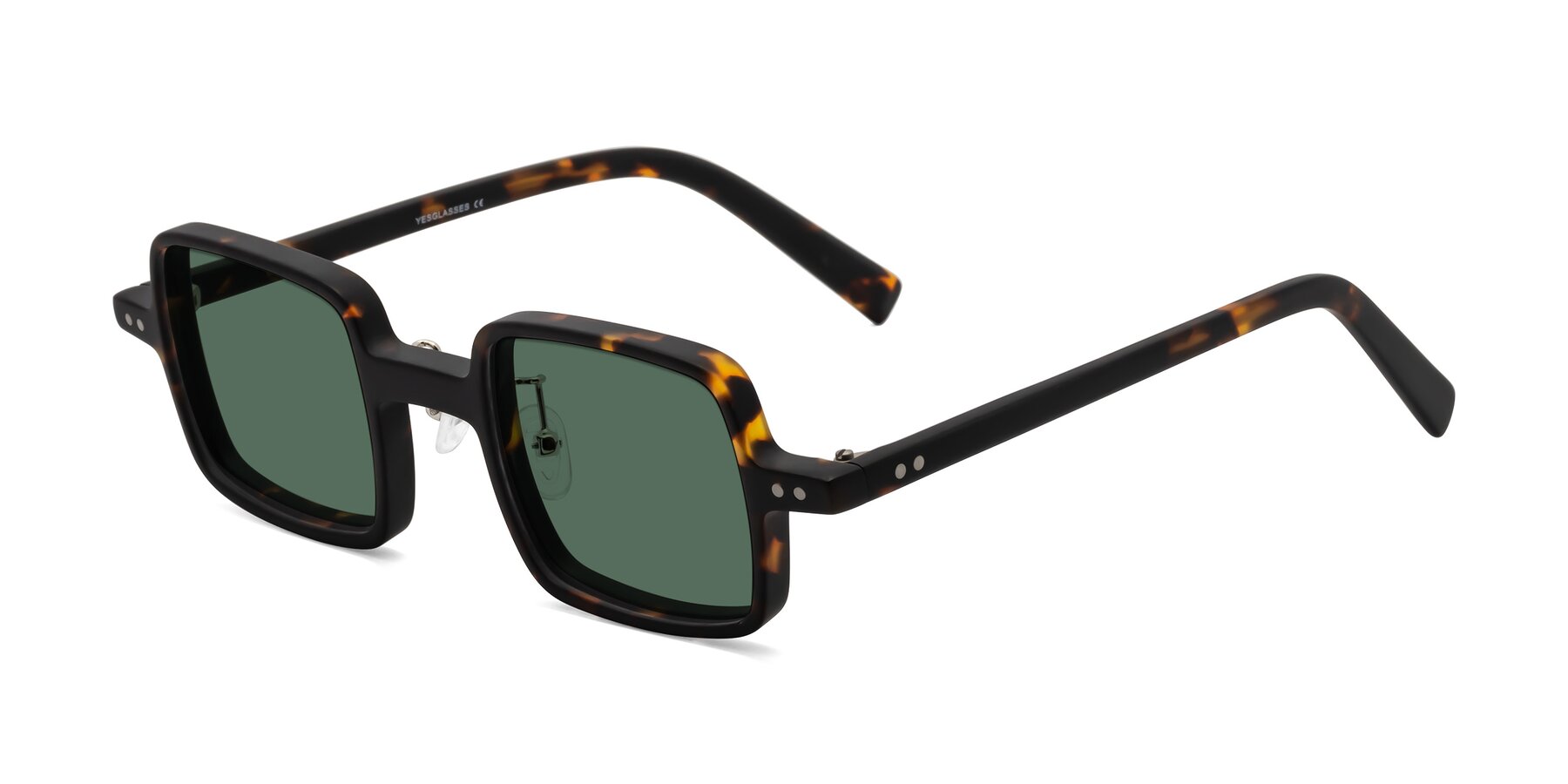 Angle of Nebula in Matte Tortoise with Green Polarized Lenses