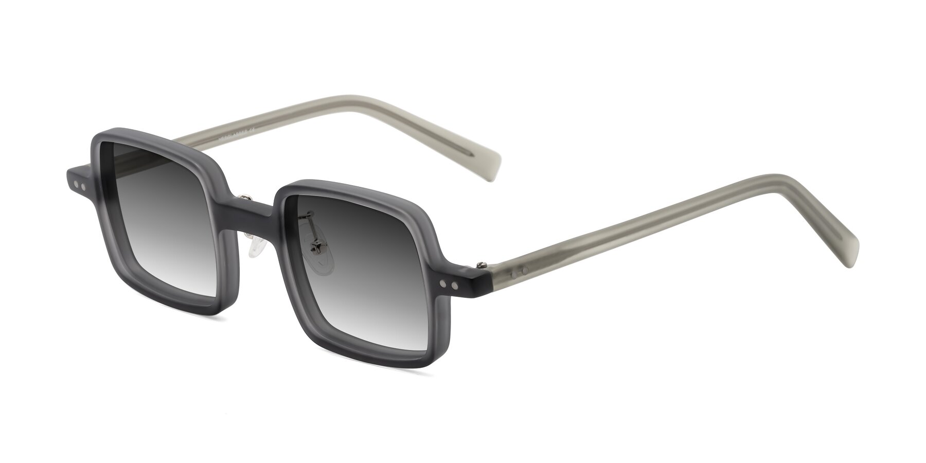 Angle of Nebula in Matte Gray with Gray Gradient Lenses