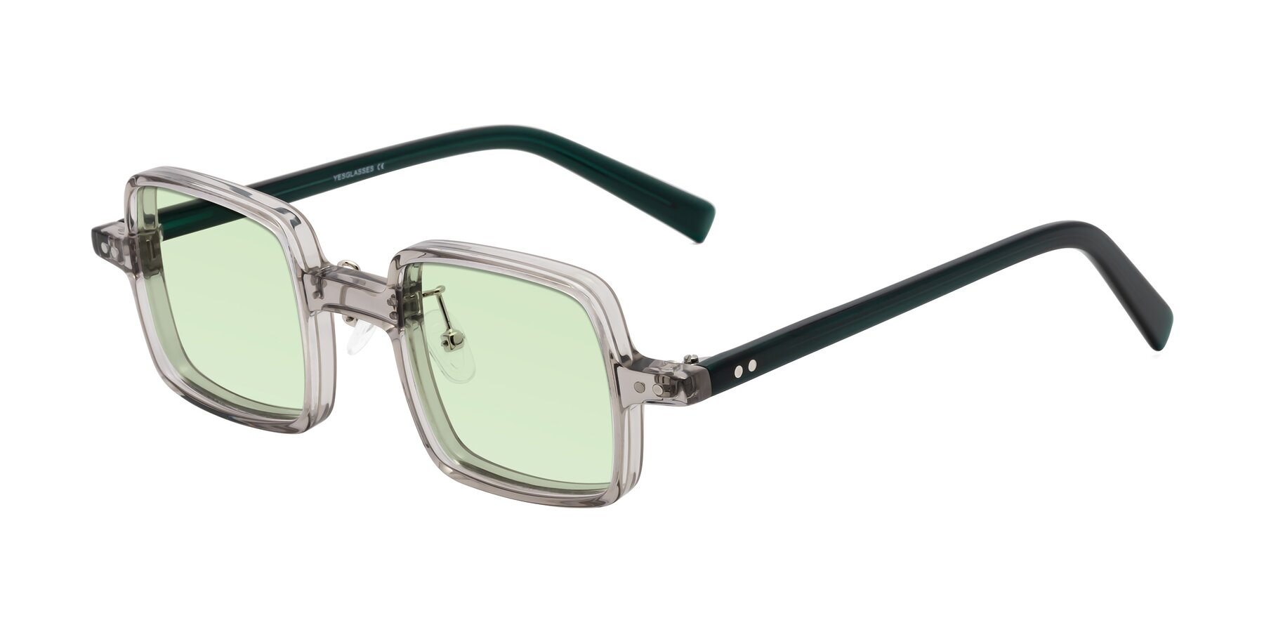 Angle of Nebula in Clear Gray with Light Green Tinted Lenses