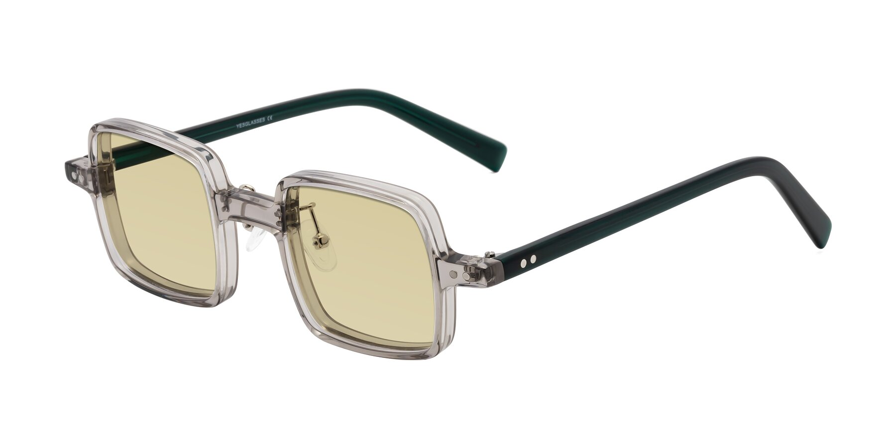 Angle of Nebula in Clear Gray with Light Champagne Tinted Lenses