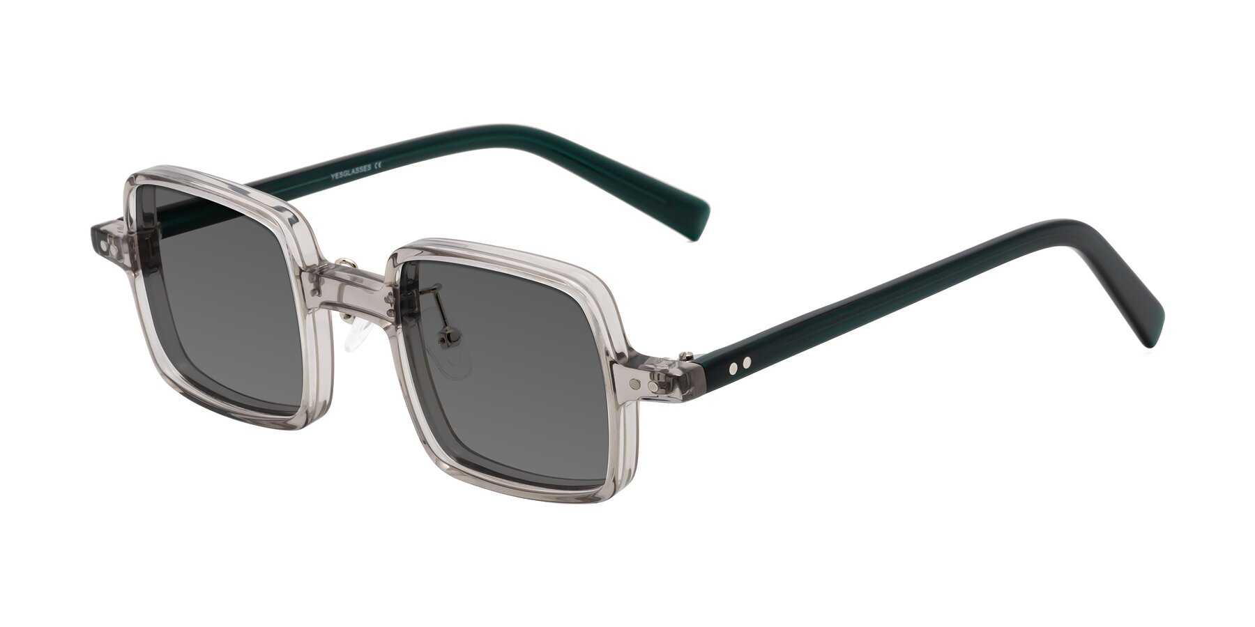 Angle of Nebula in Clear Gray with Medium Gray Tinted Lenses