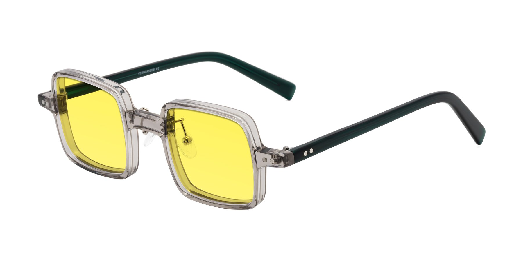 Angle of Nebula in Clear Gray with Medium Yellow Tinted Lenses