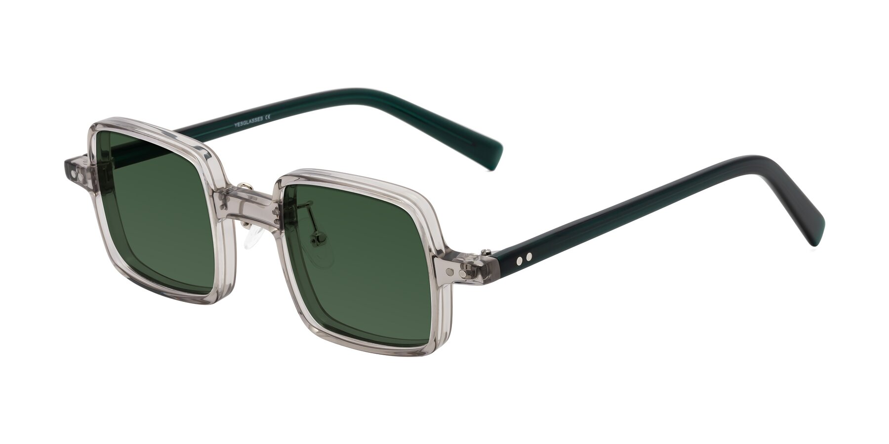 Angle of Nebula in Clear Gray with Green Tinted Lenses