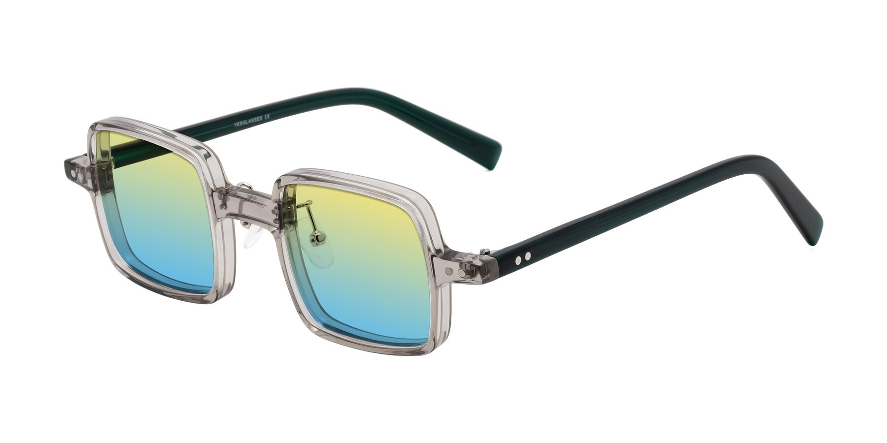 Angle of Nebula in Clear Gray with Yellow / Blue Gradient Lenses