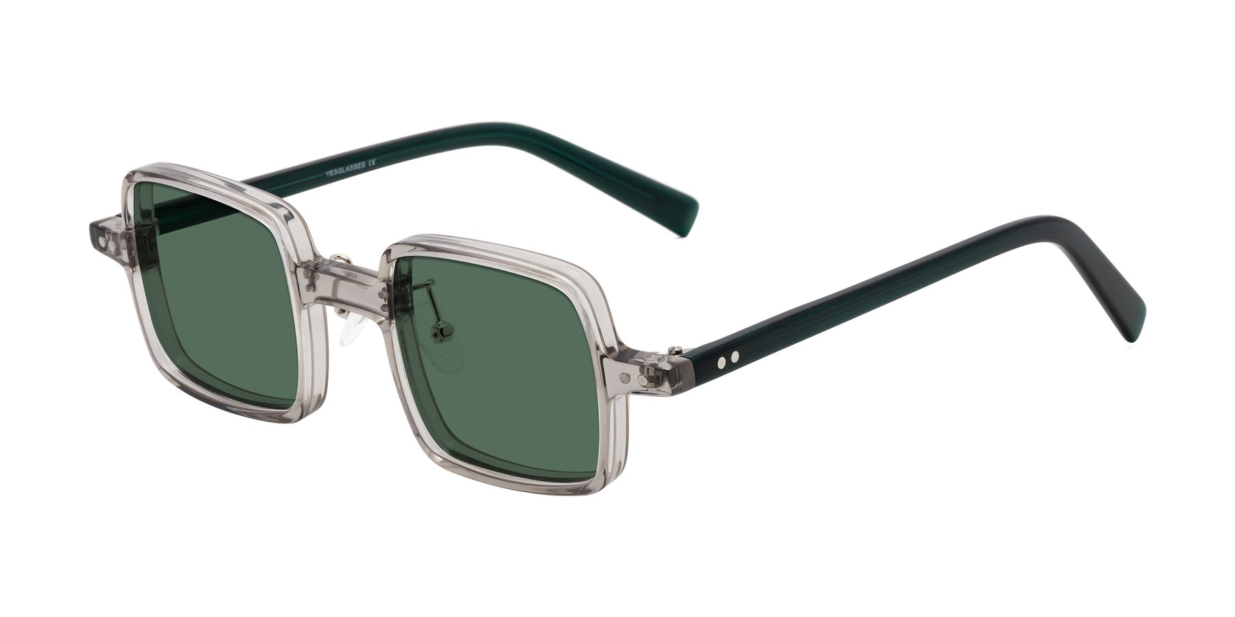 Angle of Nebula in Clear Gray with Green Polarized Lenses