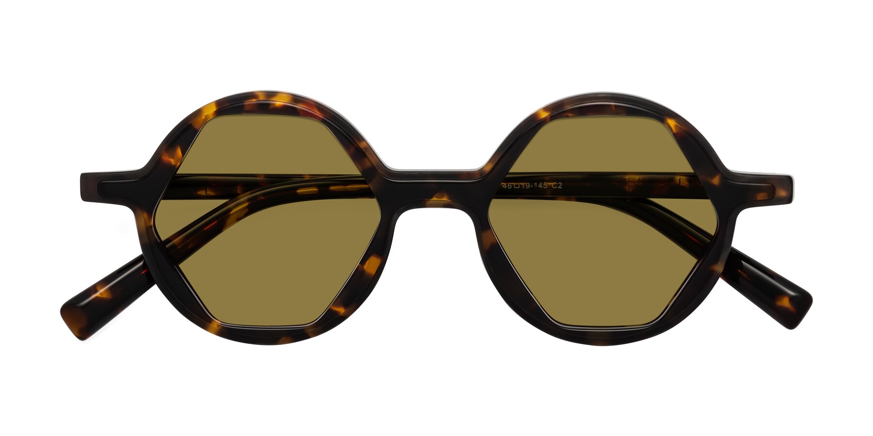 Folded Front of Alien in Tortoise with Brown Polarized Lenses