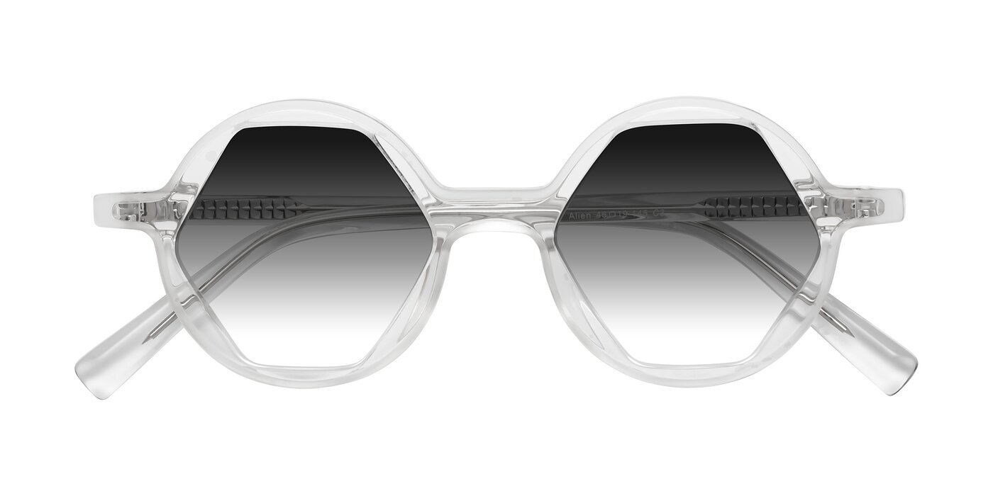 Alien - Clear Gradient Sunglasses