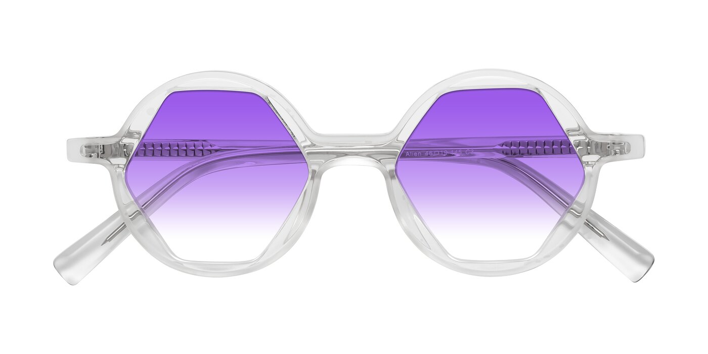 Alien - Clear Gradient Sunglasses