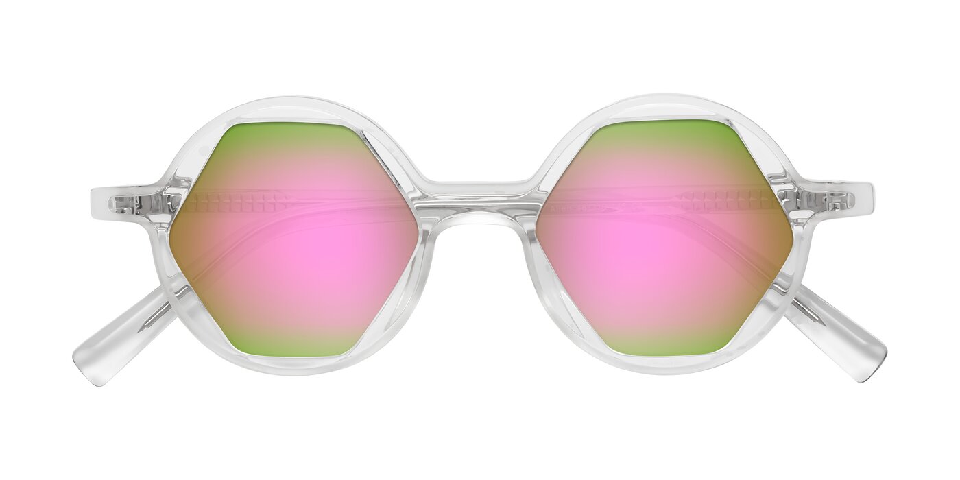 Alien - Clear Flash Mirrored Sunglasses