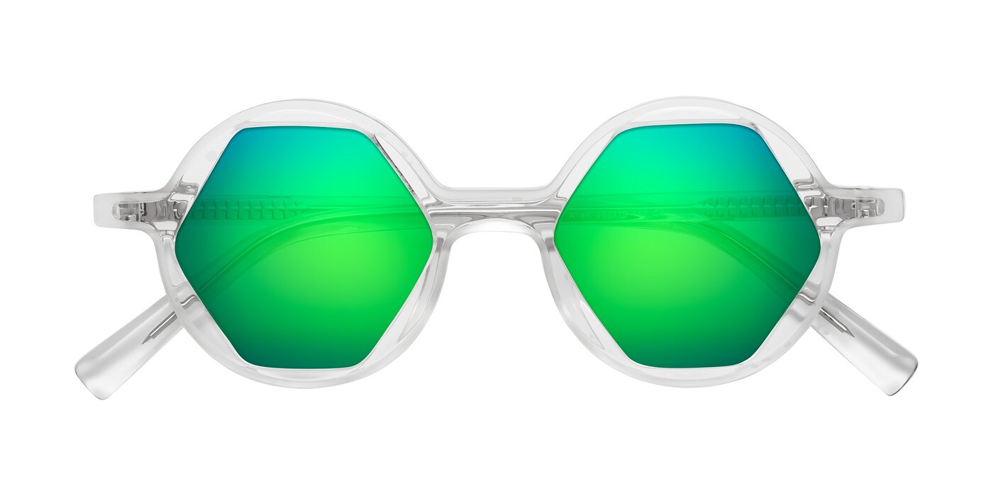 Alien - Clear Flash Mirrored Sunglasses