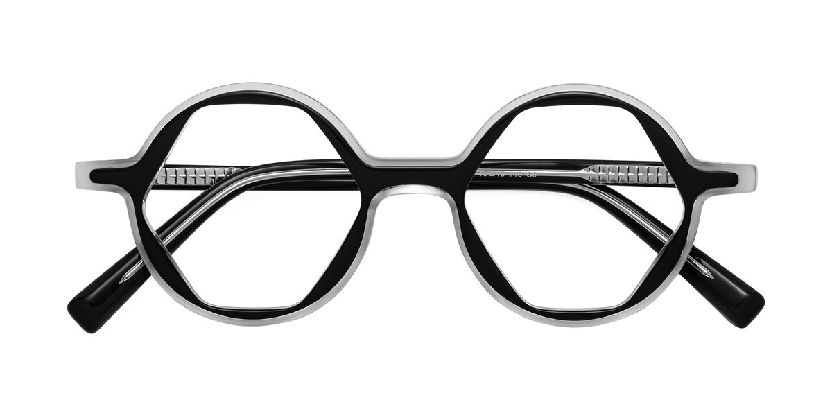 Alien - Black / Clear Eyeglasses