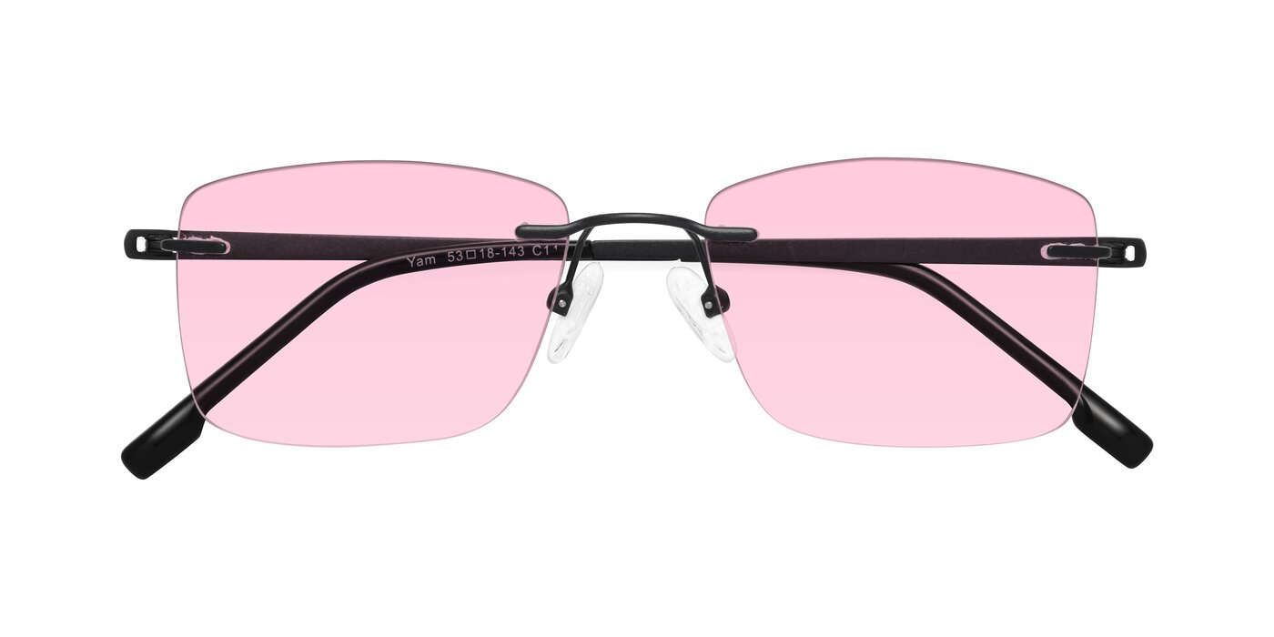 Yam - Matte Black Tinted Sunglasses