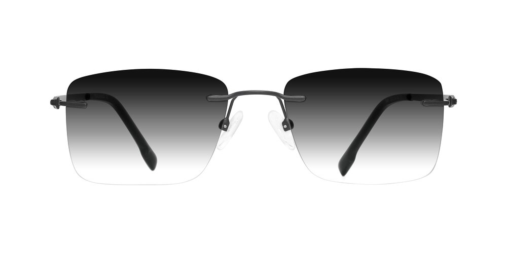 Yam - Matte Black Gradient Sunglasses