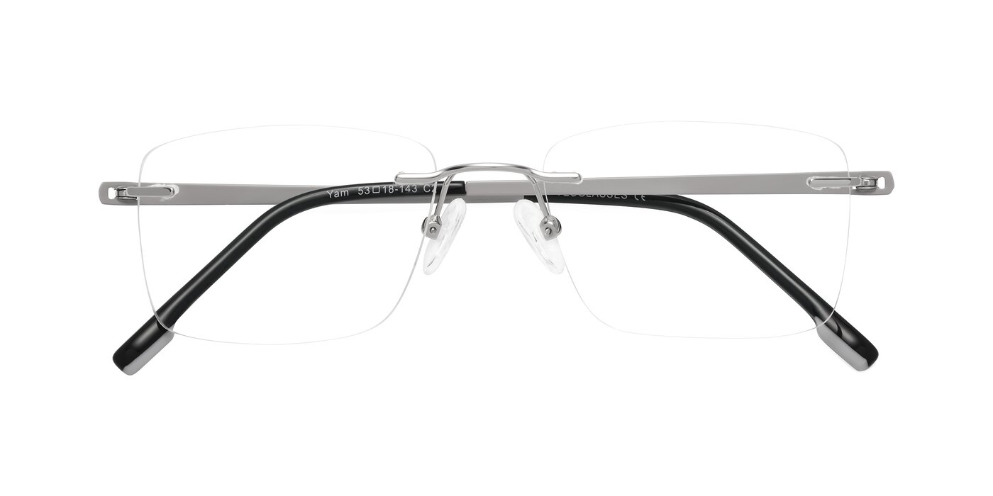 Yam - Silver / Light Gray Reading Glasses