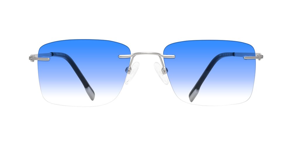 Yam - Silver/Light Gray Gradient Sunglasses