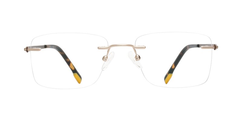 Yam - Gold/Brown Eyeglasses