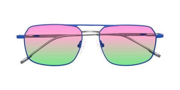 Front of Taro in Sapphire Blue