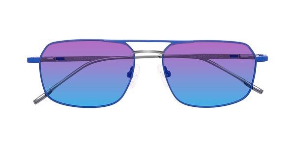 Front of Taro in Sapphire Blue