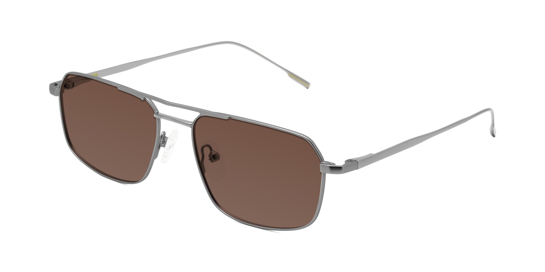 Angle of Taro in Gunmetal with Brown Tinted Lenses