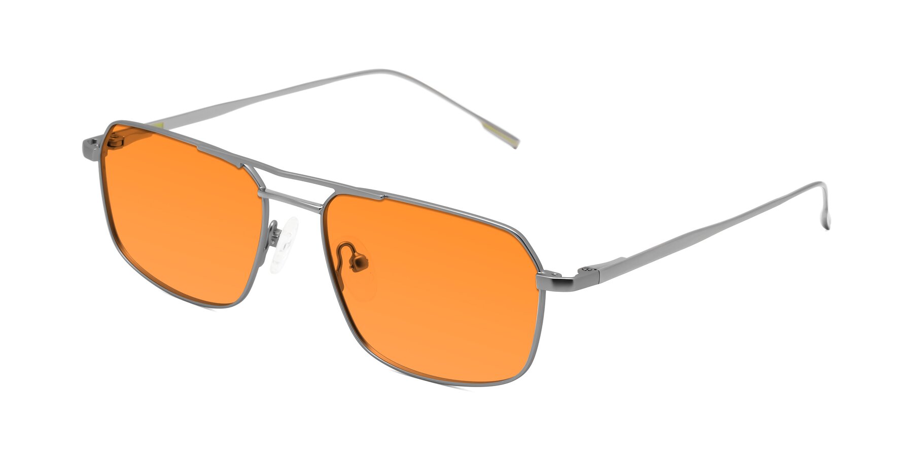 Angle of Taro in Gunmetal with Orange Tinted Lenses