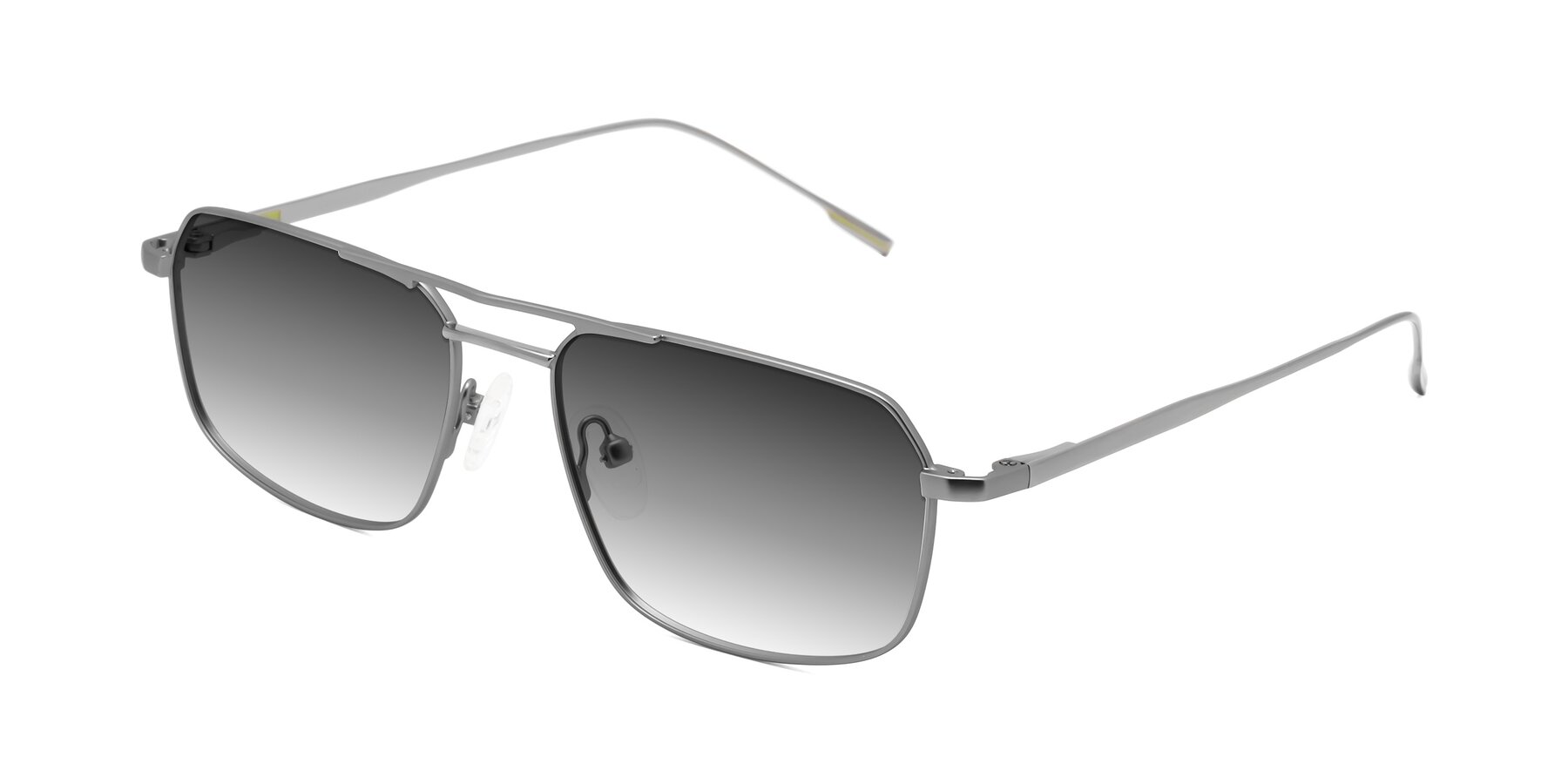 Angle of Taro in Gunmetal with Gray Gradient Lenses