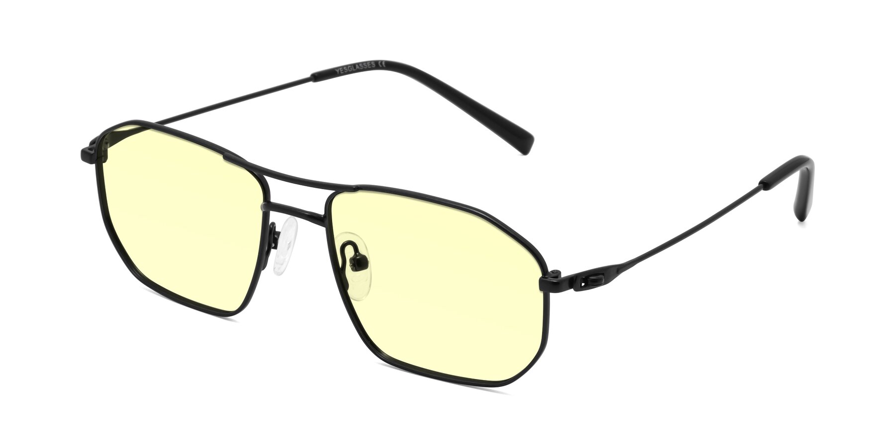 Angle of Cress in Black with Light Yellow Tinted Lenses