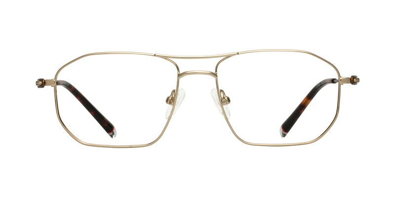 Cress - Gold / Brown Eyeglasses