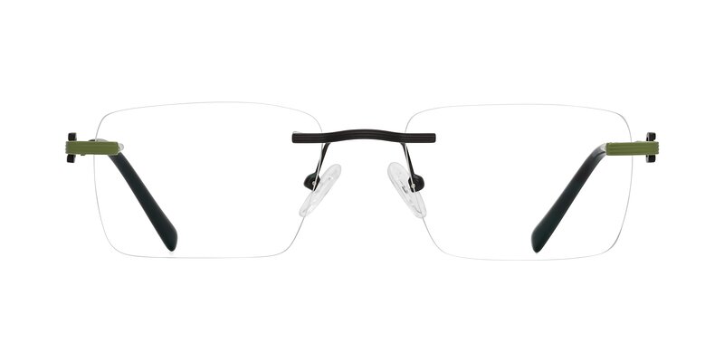 Aloe - Black/Green Eyeglasses
