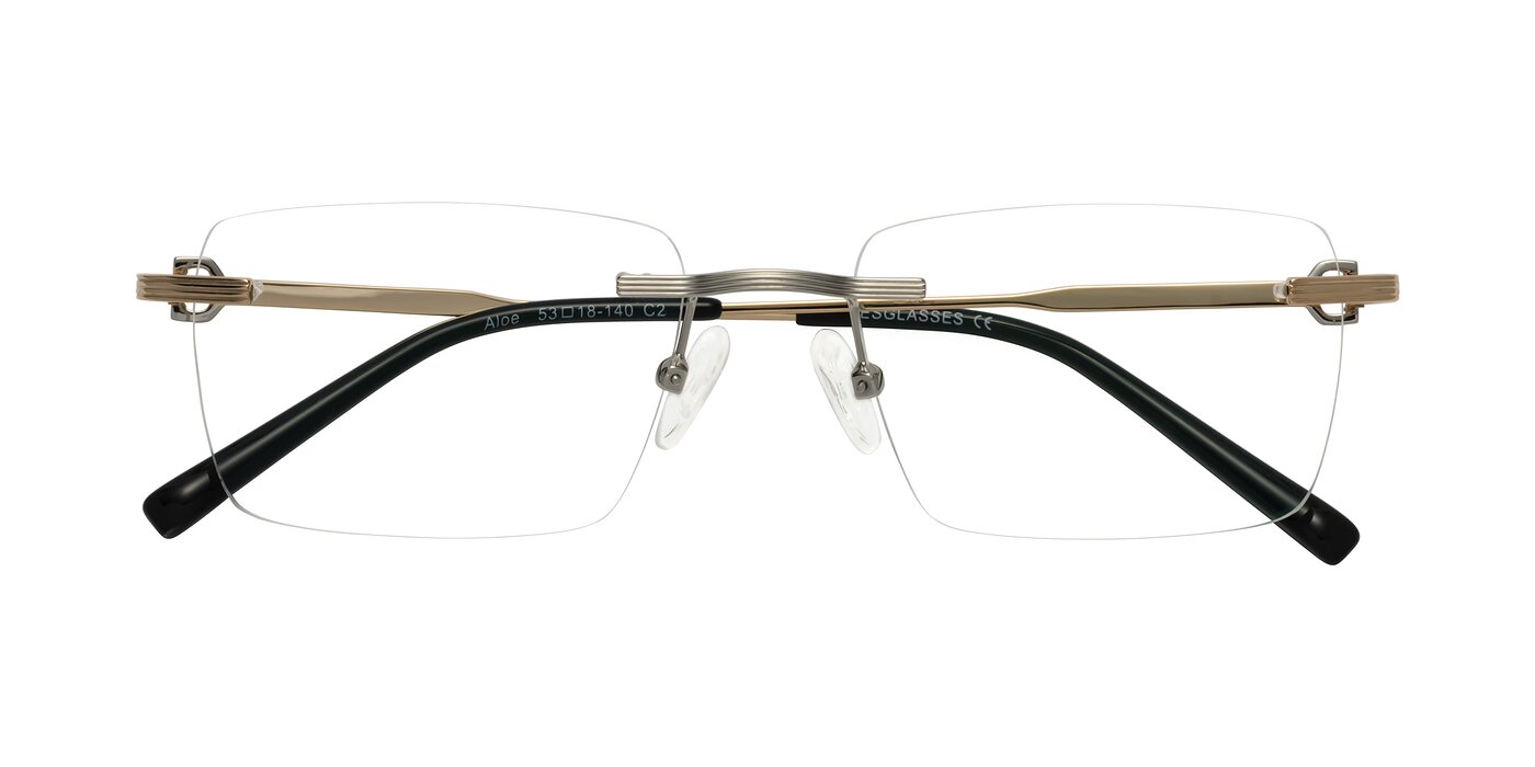 Aloe - Silver / Gold Eyeglasses