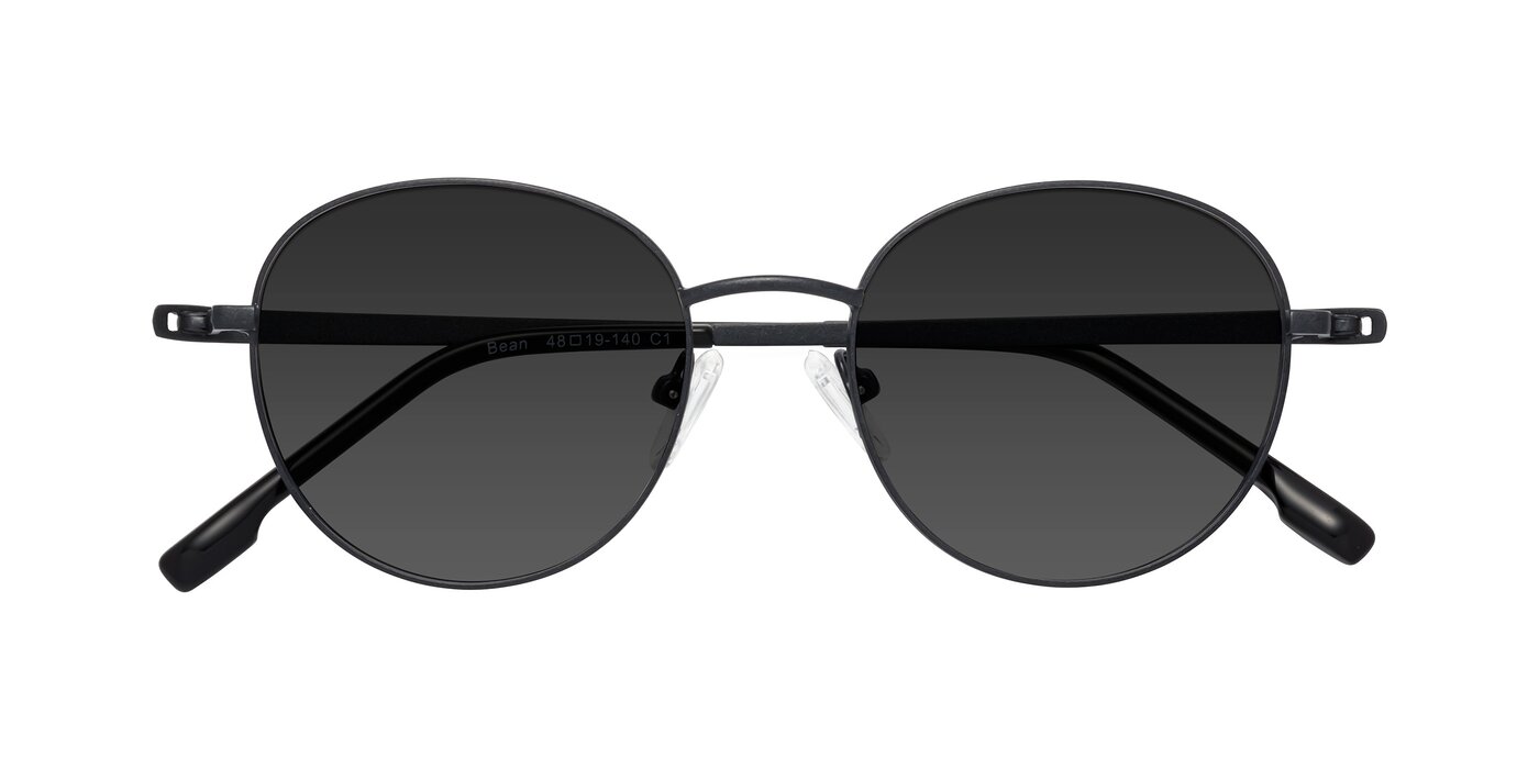 Bean - Matte Black Tinted Sunglasses