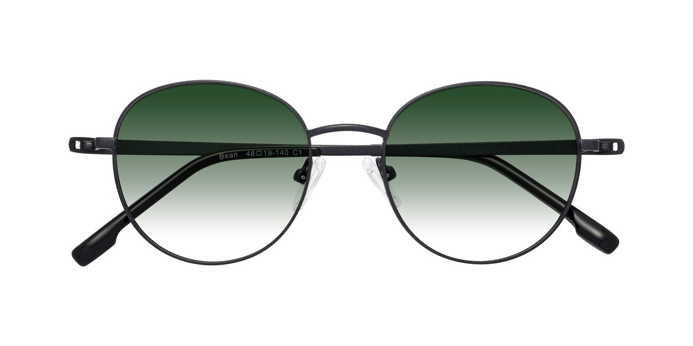 Bean - Matte Black Gradient Sunglasses