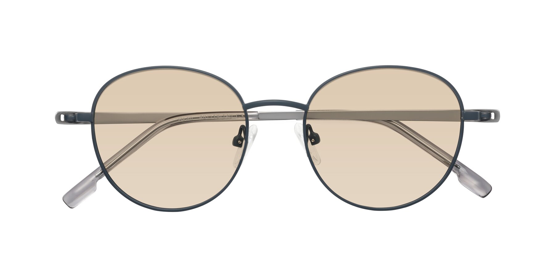 Folded Front of Bean in Stone Blue with Light Brown Tinted Lenses