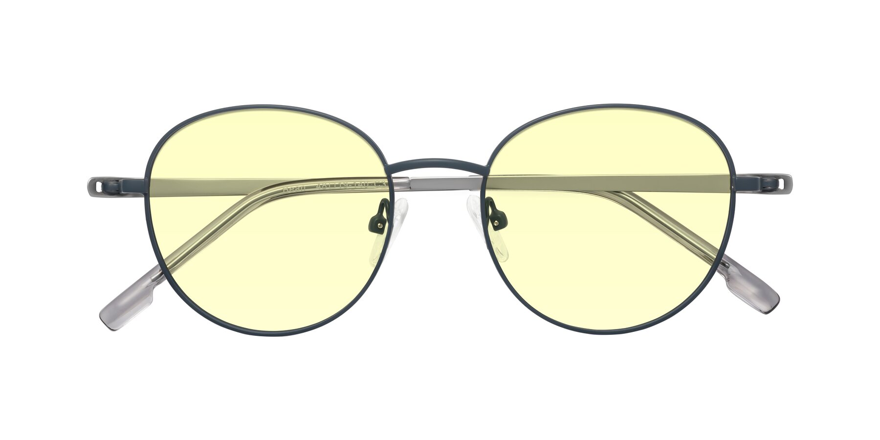 Folded Front of Bean in Stone Blue with Light Yellow Tinted Lenses