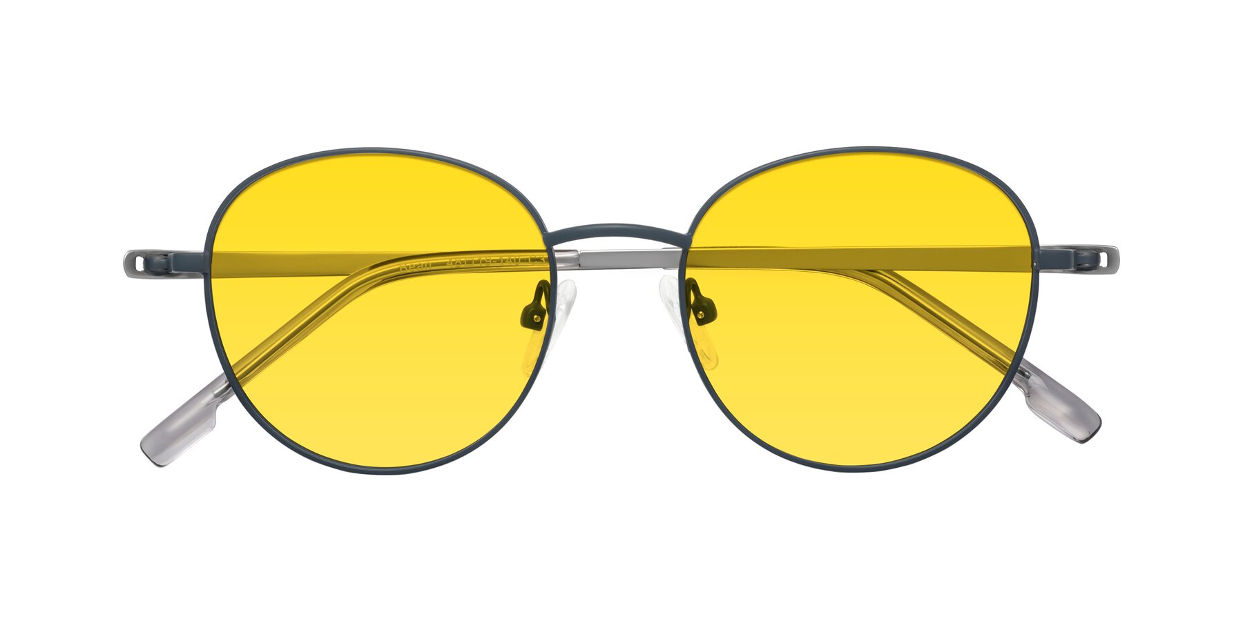 Folded Front of Bean in Stone Blue with Yellow Tinted Lenses