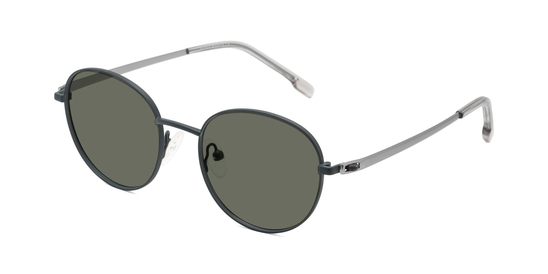 Angle of Bean in Stone Blue with Gray Polarized Lenses