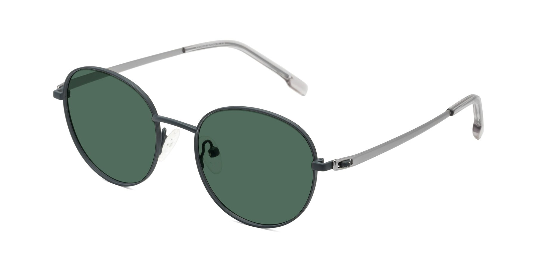 Angle of Bean in Stone Blue with Green Polarized Lenses