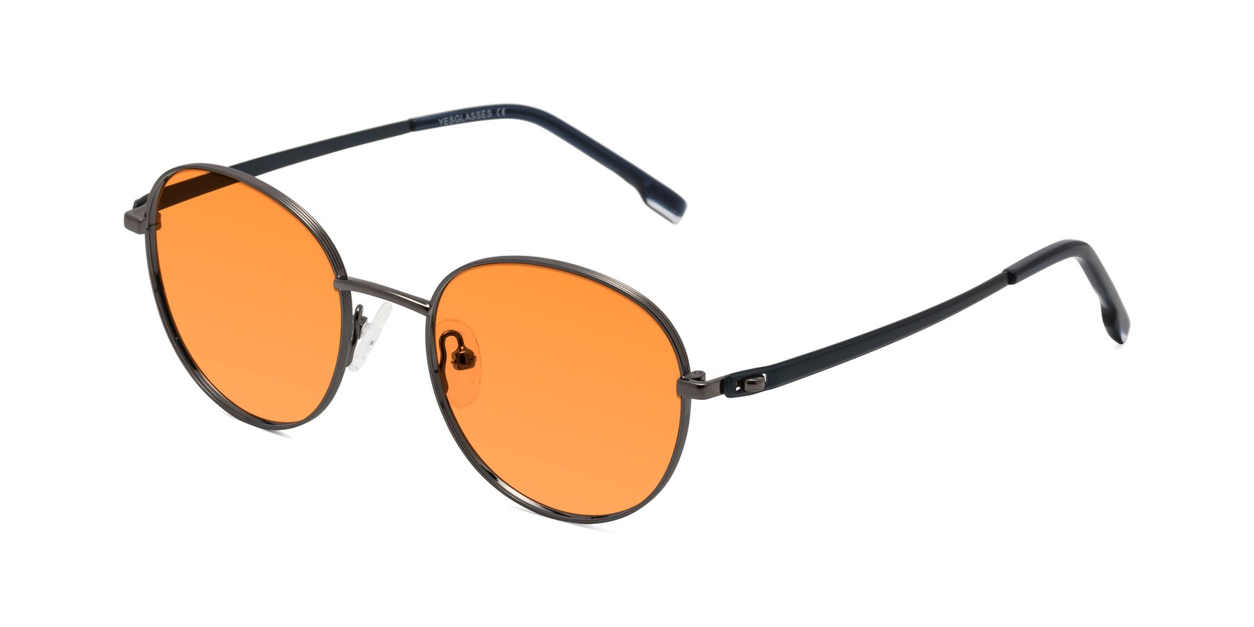 Angle of Bean in Gunmetal with Orange Tinted Lenses