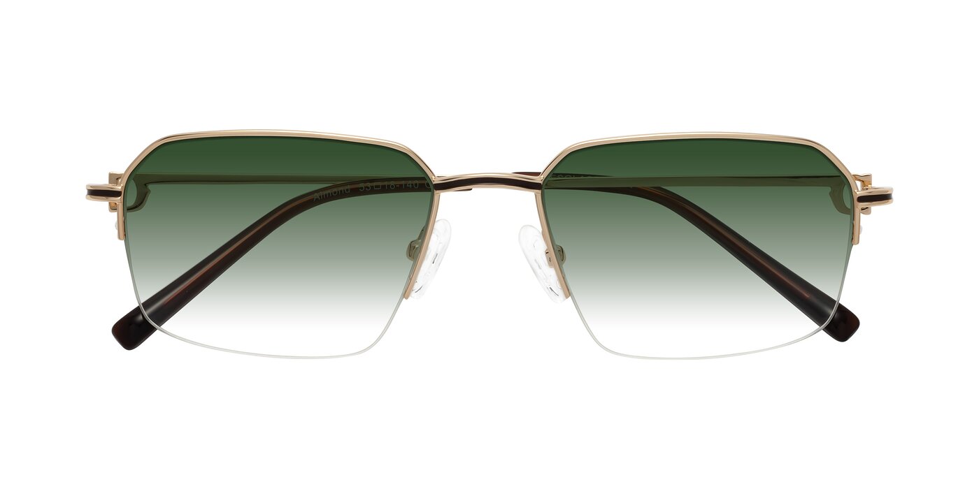 Almond - Gold Gradient Sunglasses