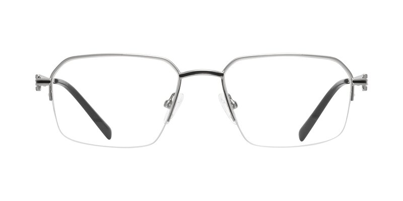 Almond - Silver Eyeglasses