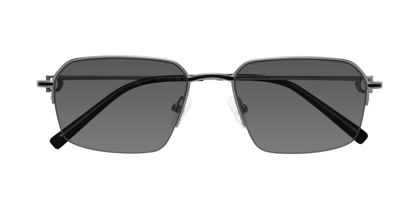 Almond - Silver Tinted Sunglasses
