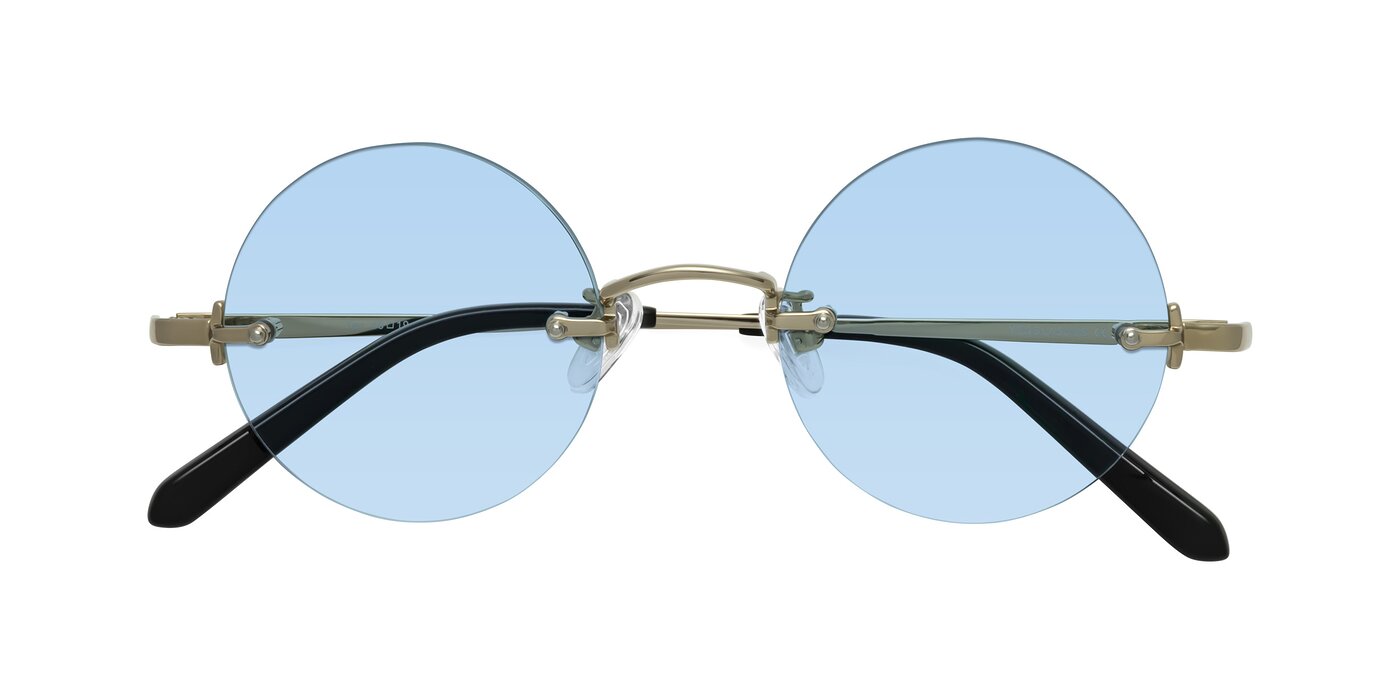 Jen - Gold Tinted Sunglasses
